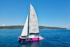 Saint Tropez: Tour de medio día en catamarán por la costa