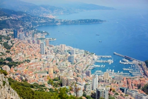 海岸の景色とモナコ – モンテカルロの 1 日プライベート ツアー