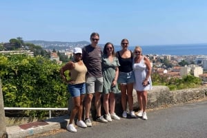 Tour guiado de E-Bike em pequenos grupos no vinhedo orgânico de Nice