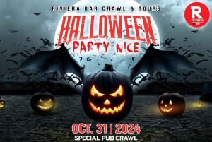 Spooktacular Halloween Party Bar Crawl Niza, Costa Azul