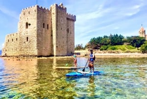 Stand-up paddle e snorkeling con guida locale vicino a Nizza