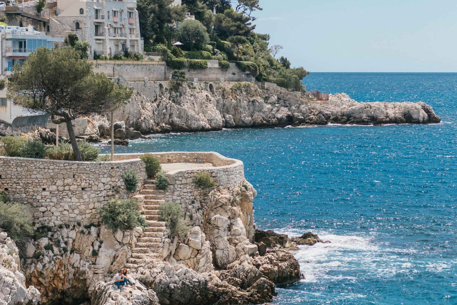 Caminhada ensolarada de Nice a Villefranche e relaxe na praia