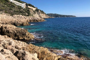 Caminhada ensolarada de Nice a Villefranche e relaxe na praia