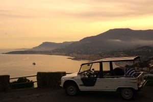 Tour in a vintage Méhari between Nice, Eze, and Monaco on the Côte d'Azur