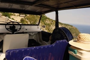 Tour in a vintage Méhari between Nice, Eze, and Monaco on the Côte d'Azur
