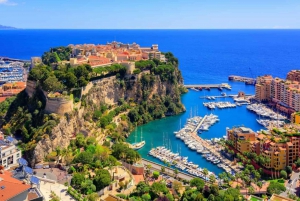 TOUR PRIVE: départ des croisières : Eze, Monaco, MonteCarlo