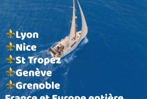 Transfer von Saint-Tropez nach Nizza | Taxi VTC Cab Driver