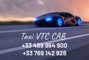 Transfer von Saint-Tropez nach Nizza | Taxi VTC Cab Driver