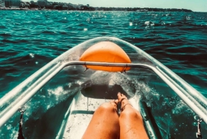 Aluguer de caiaques transparentes (dois lugares)