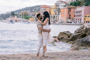 Villefranche-sur-mer: Privat fotoshoot med en fotograf