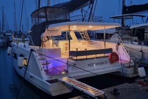 Villeneuve-Loubet: crociera in catamarano di un giorno per piccoli gruppi