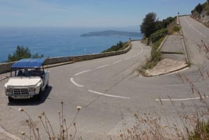 Tour in a vintage Méhari between Nice, Eze, and Monaco on the Côte d'Azur