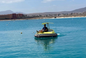 Caleta de Fuste: Electric Boat in Puerto Castillo