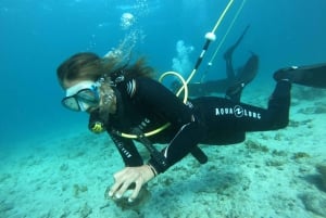 Corralejo: Lobos Island Beginner Dive Boat Tour and Snorkel