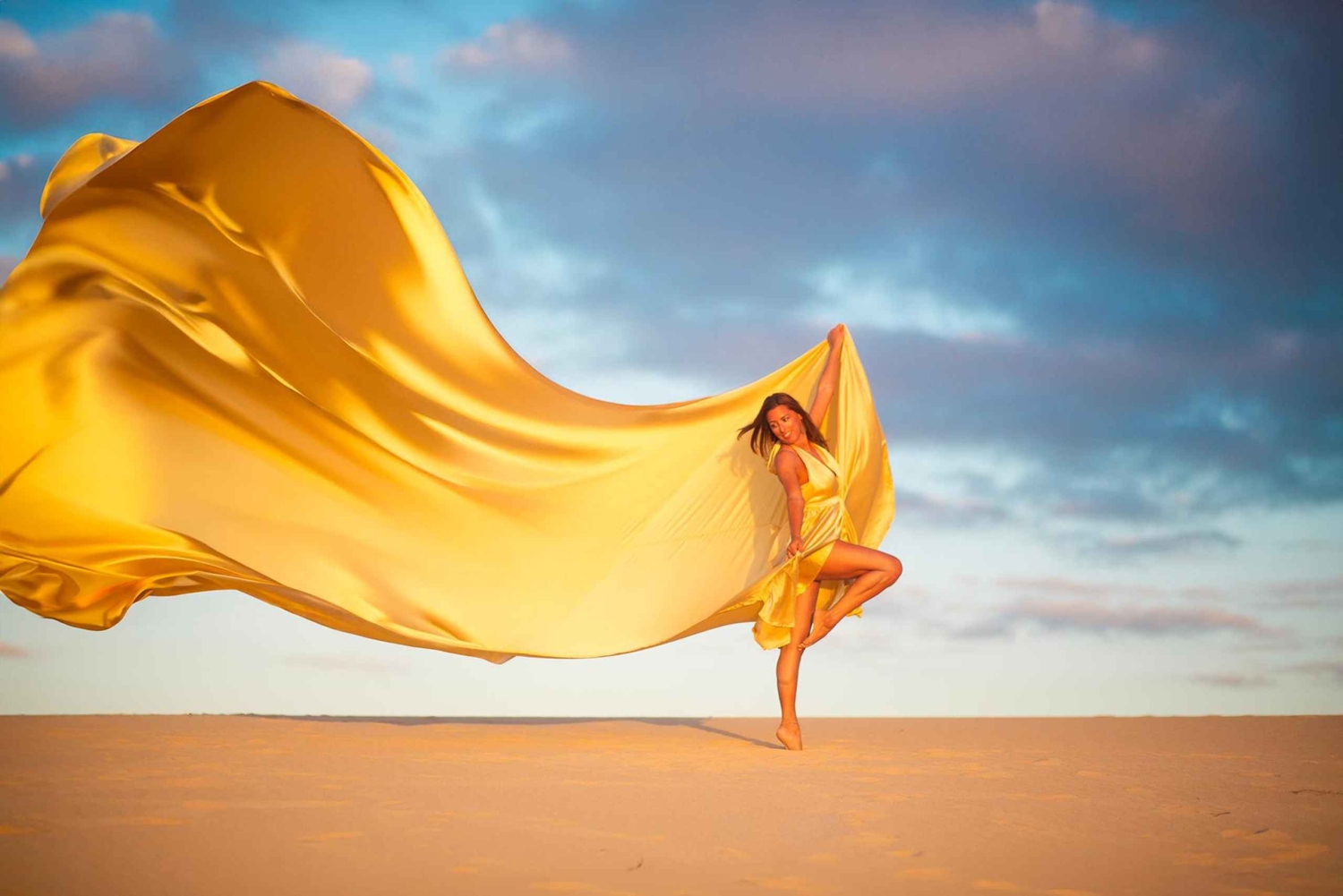 Corralejo : Photoshoot en robe volante privée