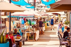 Corralejo : visite à pied avec boisson sur un toit au coucher du soleil