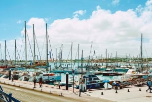 Corralejo : visite à pied avec boisson sur un toit au coucher du soleil