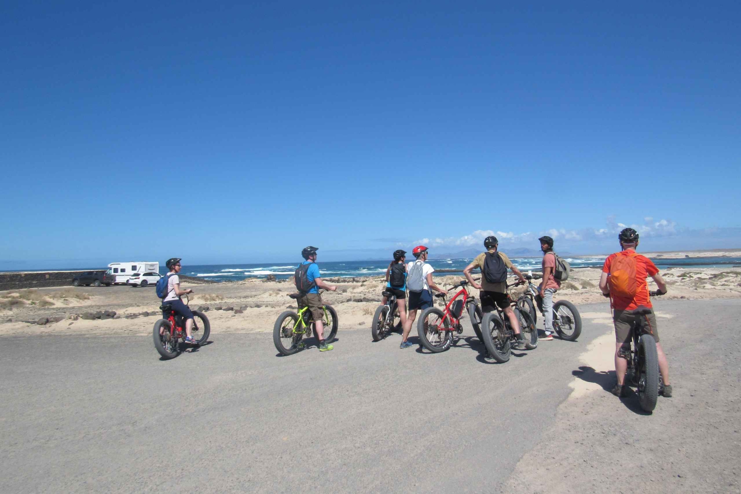 Электровелосипеды среди вулканов