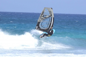 From Corralejo: Small Group Windsurfing Class in El Cotillo