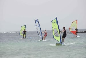 From Corralejo: Small Group Windsurfing Class in El Cotillo