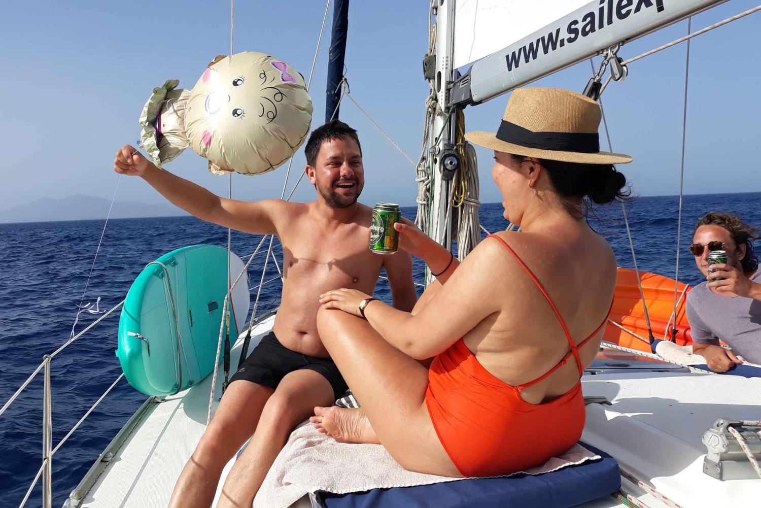 FUERTEVENTURA: PRIVAT SEJLTUR MED SEJLBOARD OMKRING ISLA DE LOBOS