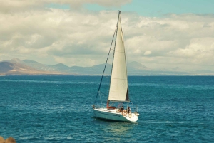 FUERTEVENTURA: PRIVAT SEJLTUR MED SEJLBOARD OMKRING ISLA DE LOBOS