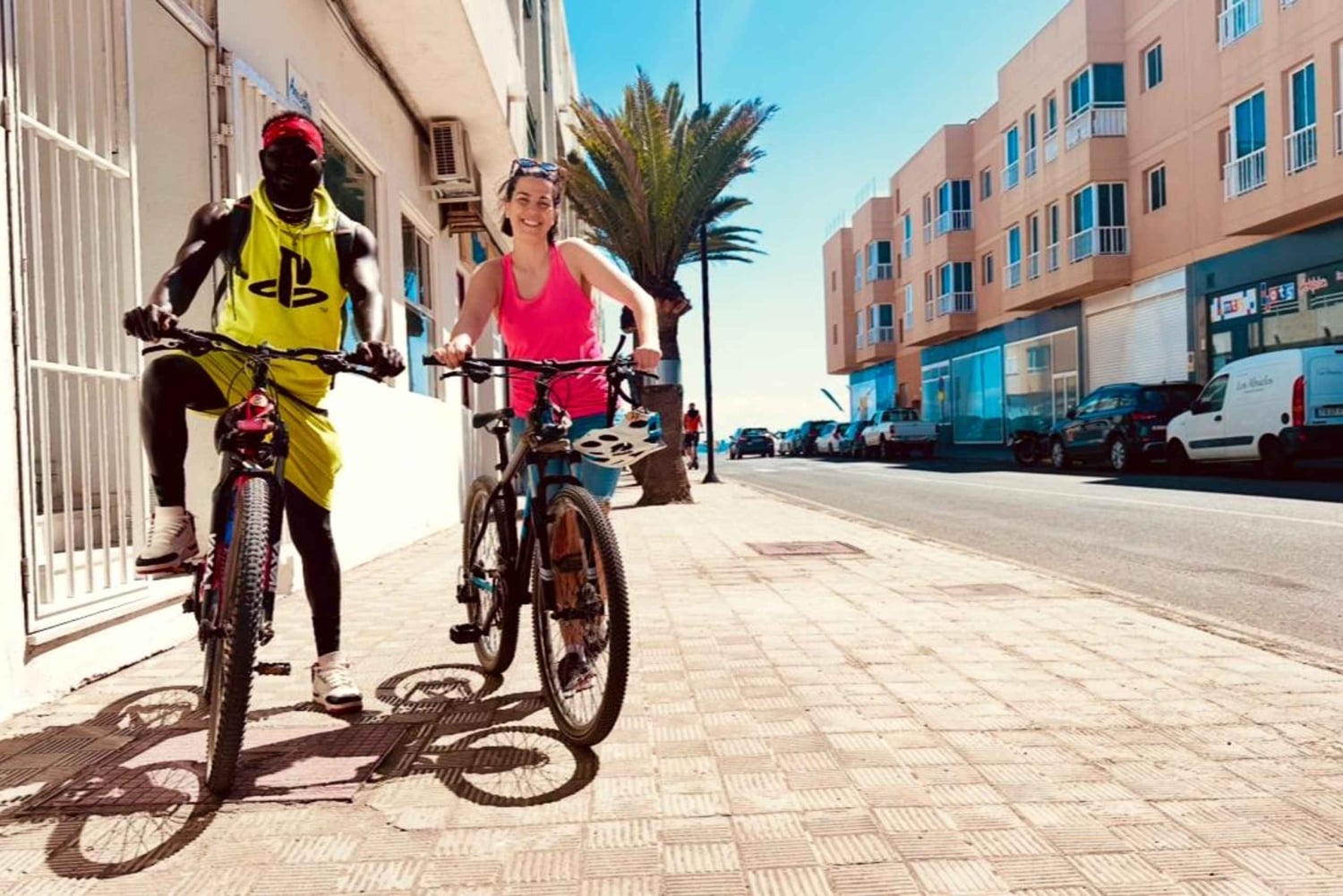 Fuerteventura : visite guidée à vélo de la ville de Corralejo et des dunes de sable