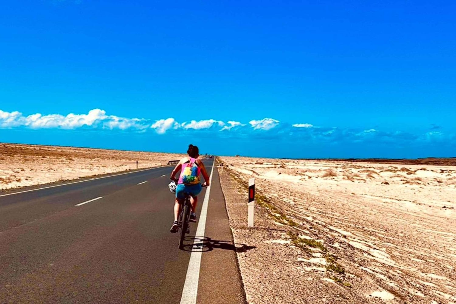 Fuerteventura : visite guidée à vélo de la ville de Corralejo et des dunes de sable