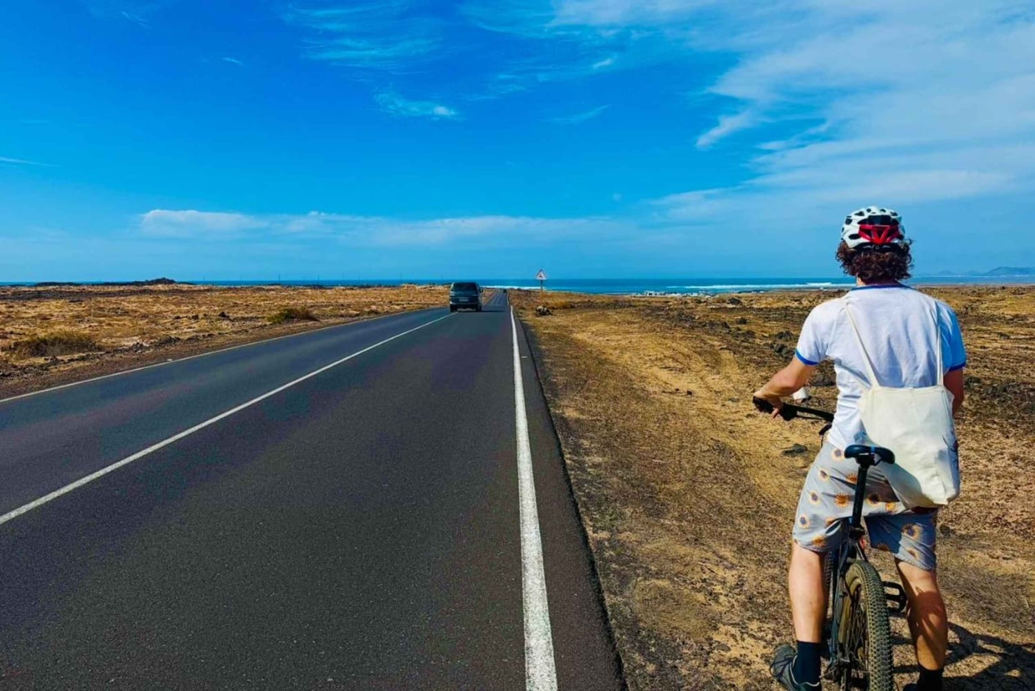 Fuerteventura : visite guidée à vélo de la ville de Corralejo et des dunes de sable
