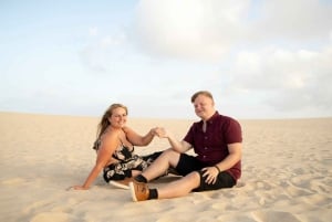 Dunas de Fuerteventura: propuesta de matrimonio con sesión fotográfica