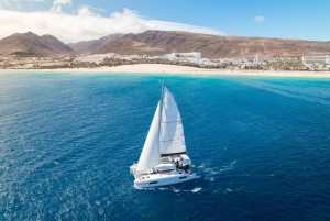 Fuerteventura: Magic Dreams Luksuskatamaran med delfinsafari.