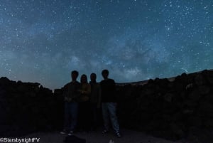 フエルテベントゥーラ島：星空観察体験、ポソ・ネグロ