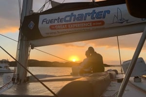 Fuerteventura : excursion en catamaran au coucher du soleil sur l'île de Lobos