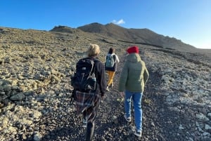 Fuerteventura: Vulkanvandring i tusmørke med solnedgang og måneopgang