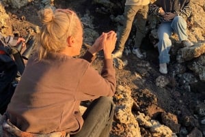 Fuerteventura: Vulkanvandring i tusmørke med solnedgang og måneopgang