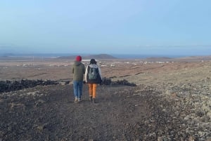 Fuerteventura: Vulkanvandring i tusmørke med solnedgang og måneopgang