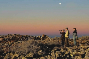 Fuerteventura: Vulkanvandring i tusmørke med solnedgang og måneopgang