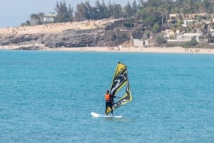 Fuerteventura: Windsurfing Taster in Costa Calma Bay!