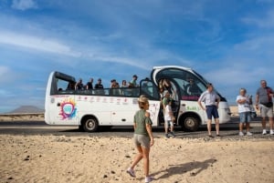 Fuerteventura :Dunas Corralejo, La Oliva Iglesia:¡cruceros!