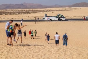 Fuerteventura :Dunas Corralejo, La Oliva Iglesia:¡cruceros!