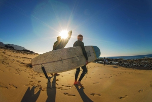 Surf-kurssi Fuerteventuran eteläosassa, keskitaso ja edistyneet surffaajat