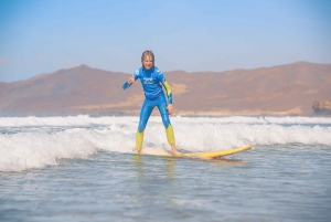 Fuerteventura: Surfetimer for barn og familie