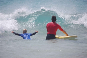 Fuerteventura: Surfetimer for barn og familie