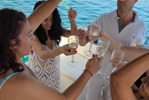 Morro Jable: passeio de barco para grupo privado. Comida e bebida.
