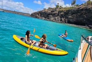 Morro Jable: passeio de barco para grupo privado. Comida e bebida.