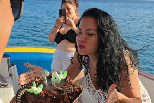 Morro Jable: passeio de barco para grupo privado. Comida e bebida.