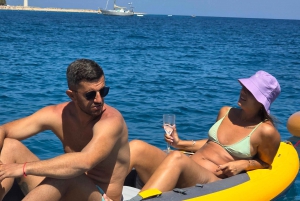 Morro Jable: passeio de barco para grupo privado. Comida e bebida.