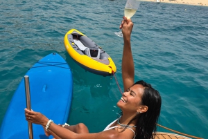 Morro Jable: passeio de barco para grupo privado. Comida e bebida.