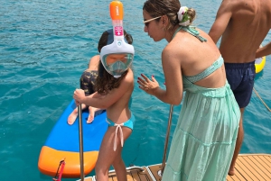 Morro Jable: passeio de barco para grupo privado. Comida e bebida.