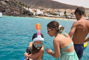 Morro Jable: passeio de barco para grupo privado. Comida e bebida.